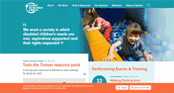 Desktop Screenshot of councilfordisabledchildren.org.uk
