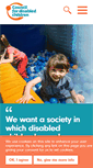 Mobile Screenshot of councilfordisabledchildren.org.uk
